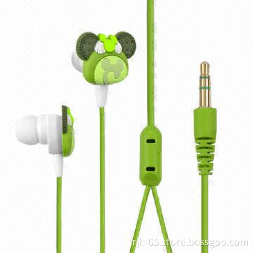 Novelty Earphones with Animal Shape Design, 20-20kHz Frequency Response